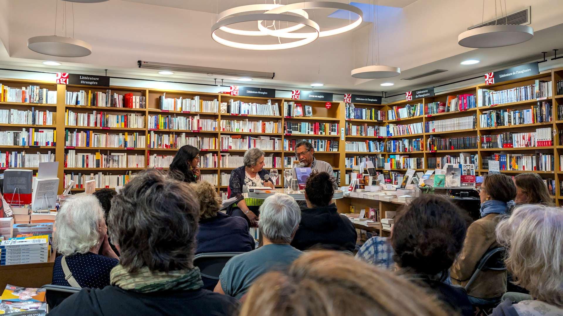 Conversation with Percival Everett in a bookshop